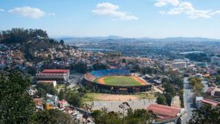 Une vue du stade municipal de Madagascar