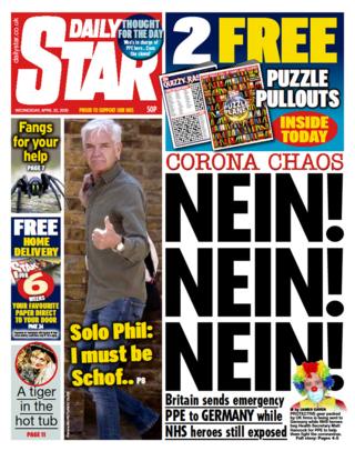 Daily Star front page