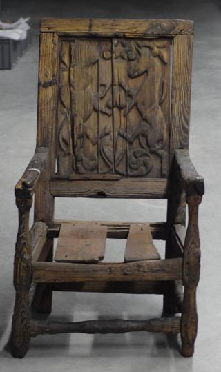 Chair at the Highland Folk Museum