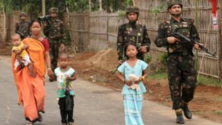 আসাম রাইফেলসের টহল। ফাইল ছবি