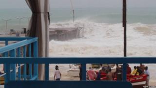 hurricane fred hits Cape Verde