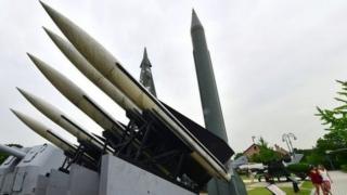 Replika rudal Scud milik Korea Utara
