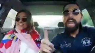 تصویری از ویدیوی محسن افشانی و همسرش که جنجالی شد