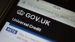 Universal credit website