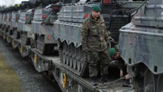 Германские танки в Литве