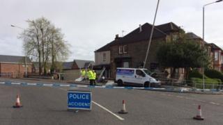 police at scene