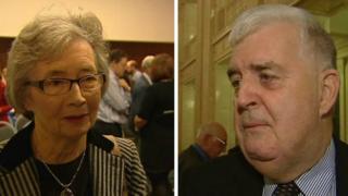 Brid Rodgers and Lord Kilclooney