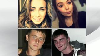 Four crash victims