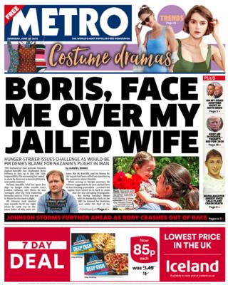 The Metro June 20
