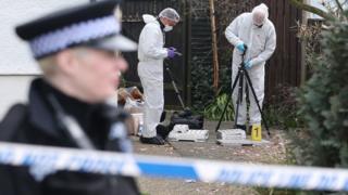 Police at scene