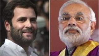 રાહુલ ગાંધી અને નરેન્દ્ર મોદી