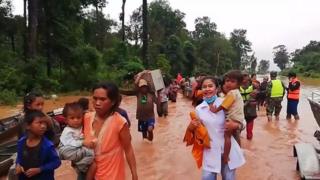 လာအို ဆည်ကျိုးမှု ၁၉ ဦးထက်မနည်း သေဆုံး