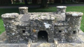 Miniature castle