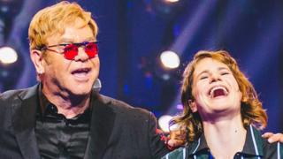 Elton John and Christine and the Queens