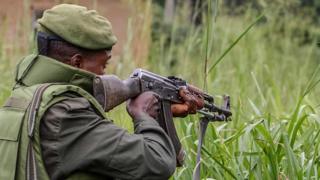 Congolese soldier