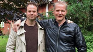 Kaj Linna with Anton Berg