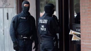 German special police team, file pic