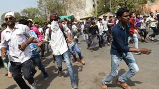 भारत बंद, दलितों का विरोध प्रदर्शन