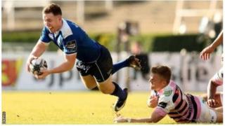Gêm hynod o agos a thasg go anodd oedd hi i Leinster sicrhau buddugoliaeth