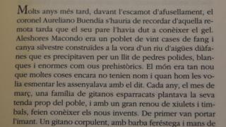La primera página de la edición en catalán.