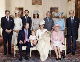 Official images to mark the christening of Princess Charlotte have been released by Kensington Palace