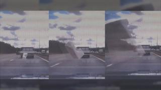 Dash Cam footage on the M606 near Bradford