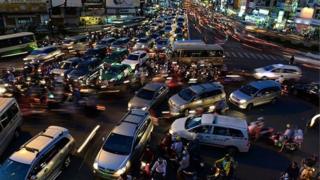 Giao thông ở TP HCM ngày càng tắc nghẽn