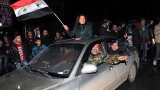 'Yan kasar Syria na murnar kwace birnin Aleppo