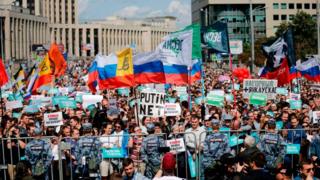 Митинг в Москве