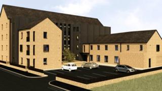 Artist's impression of housing development