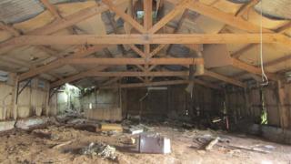 The chicken coop before its renovation