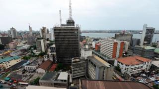 View of one part of Lagos