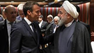 روحانی و مکرون