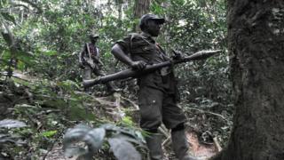 Umusirikare wa FDLR mu mashyamba ya Kongo mu 2009