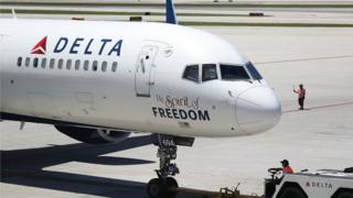 Delta Air Lines plane