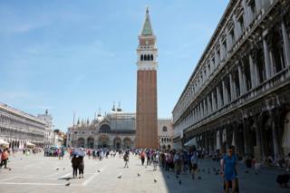 Venedik'in San Marco Meydanı