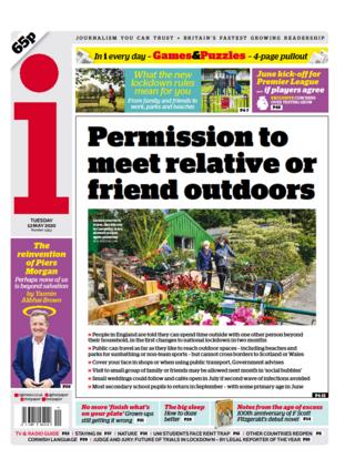 The i front page