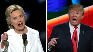 Hilary Clinton and Donald Trump