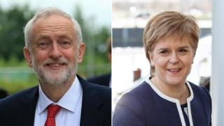 Jeremy Corbyn and Nicola Sturgeon