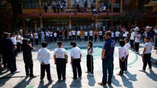 Un colegio en Ciudad de México en 2018.