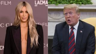 Kim Kardashian West met President Donald Trump today in the Oval Office