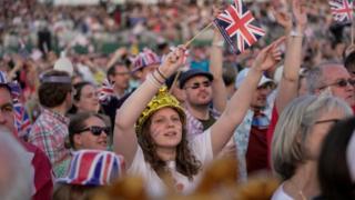 Crowds at Windsor Coronation concert
