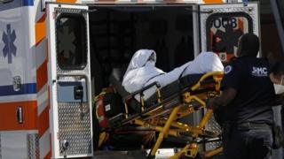 Passenger taken by ambulance to hospital on 5 September 2018