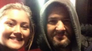 Nicole Sedgebeer with Mark