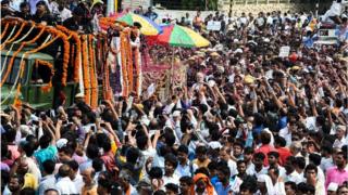 వాజ్ పేయి అంతిమ యాత్ర