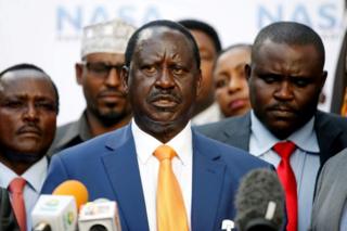 Raila Odinga iyo xubnaha kale ee NASA