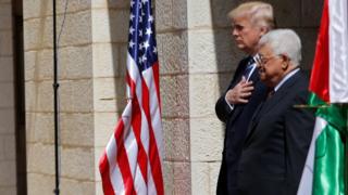 Trump Meets Palestinian Leader Abbas In West Bank - BBC News