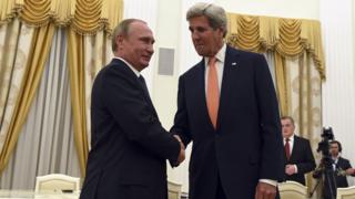 Путин и Керри