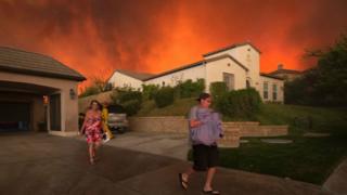 Incendie, Californie