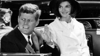 John F Kennedy and Jacqueline Kennedy